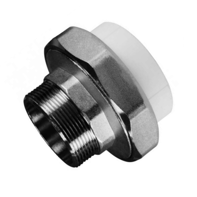 Муфта PP-R комбинированная разъемная белая НР Дн 25х1" VALFEX 10156225